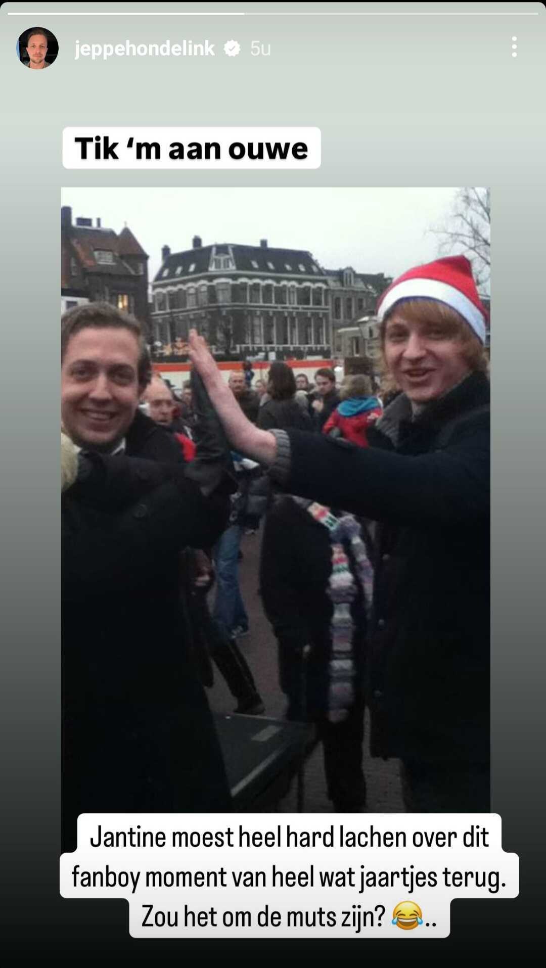 screenshot Instagram MAFS-Jeppe Beeld still Instagram Jeppe Hondelink