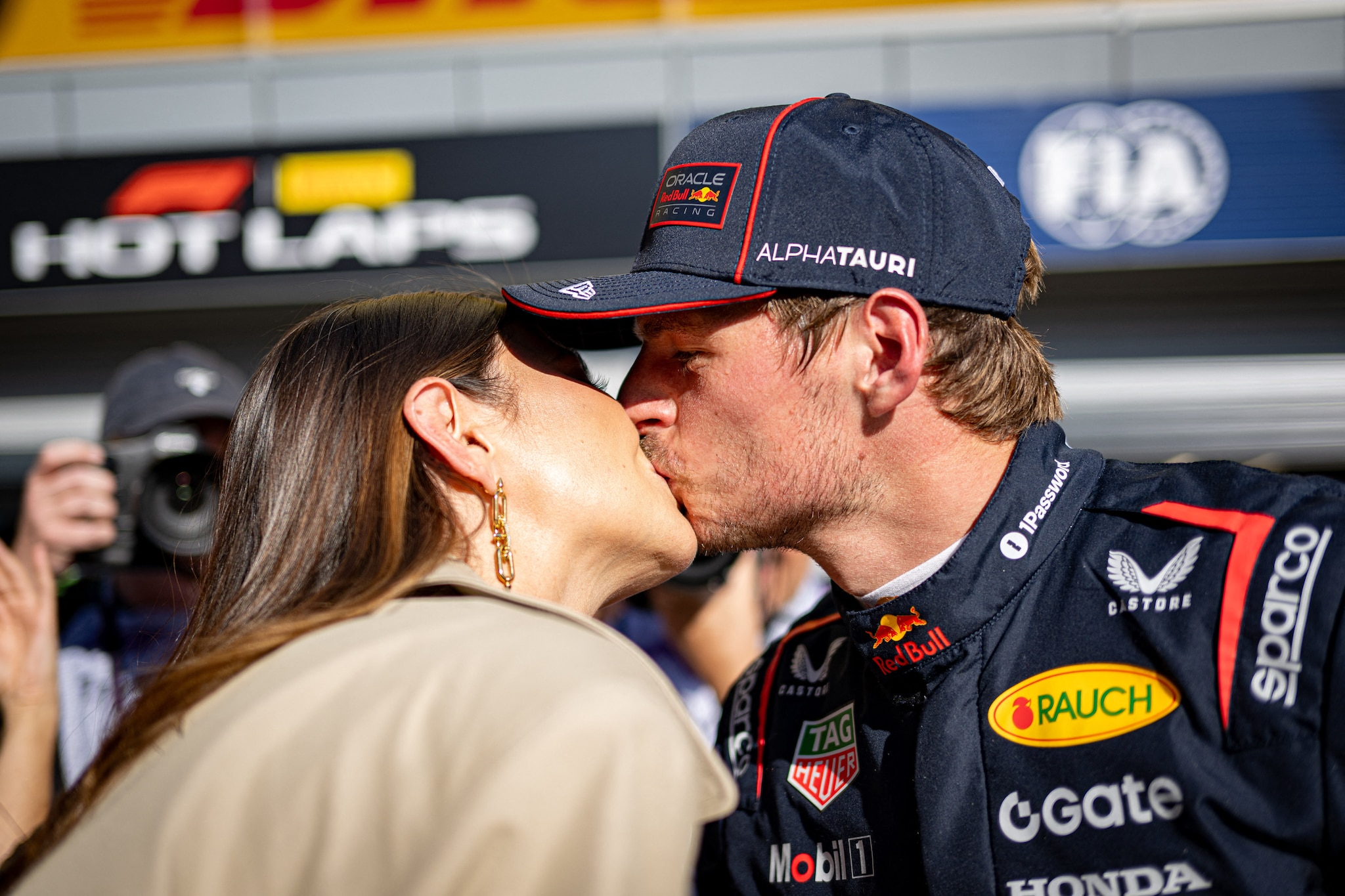Max Verstappen geniet volop van dochtertje Lily