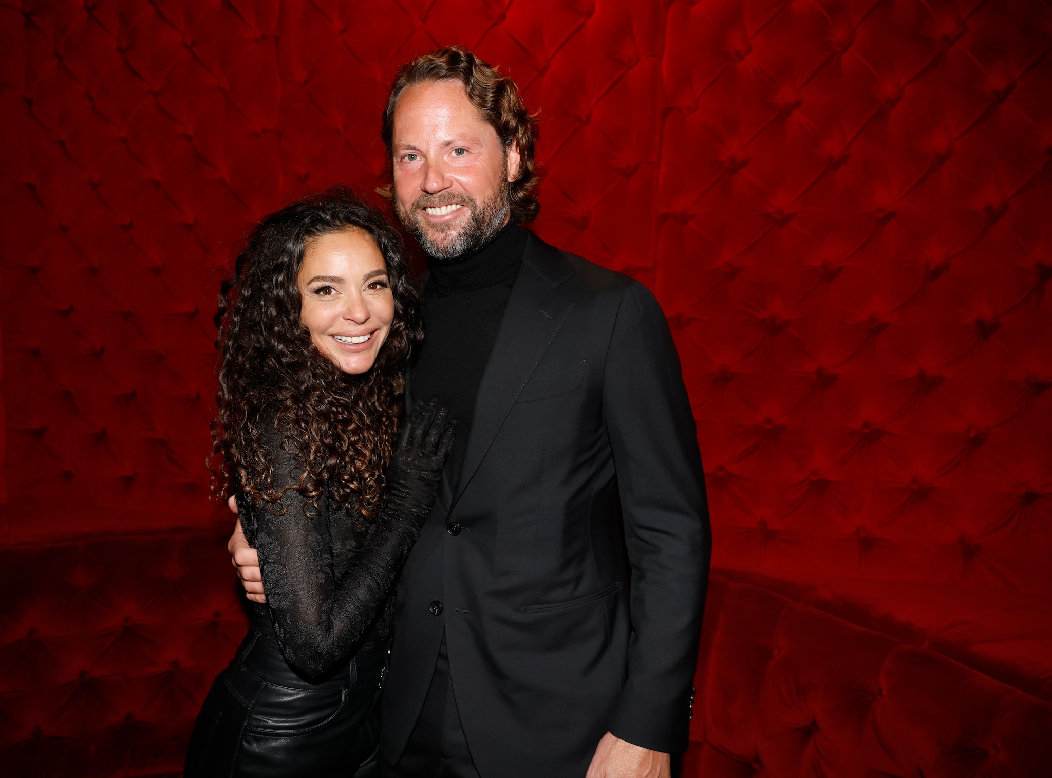 Fajah Lourens met haar vriend Coen