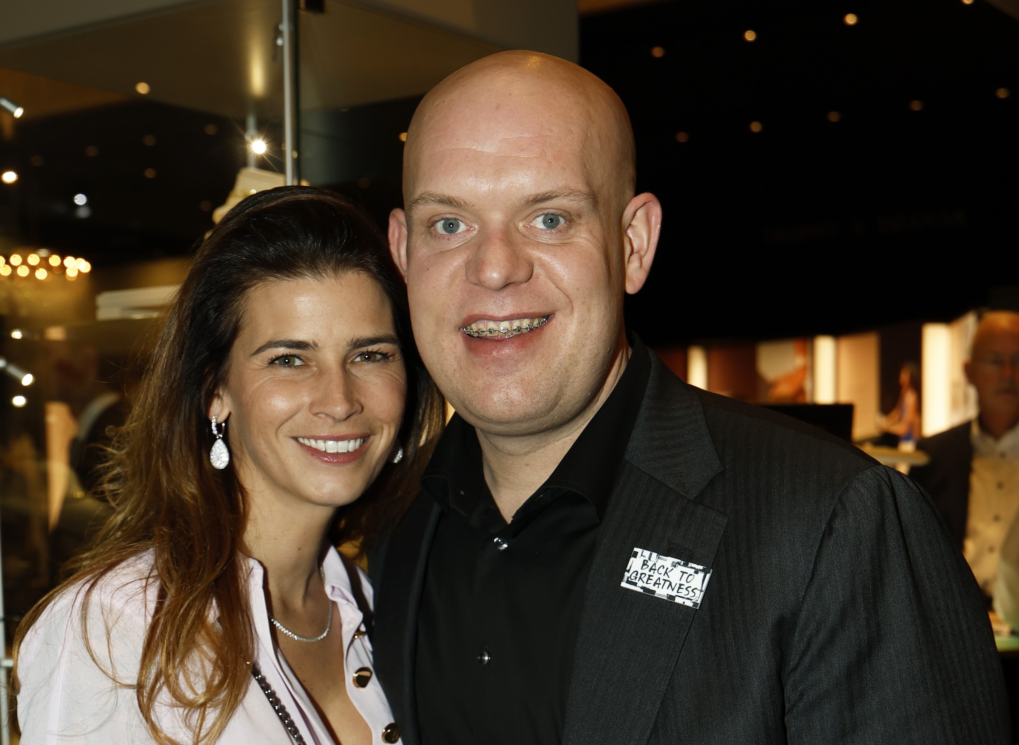 Daphne Govers en Michael van Gerwen Edwin Smulders