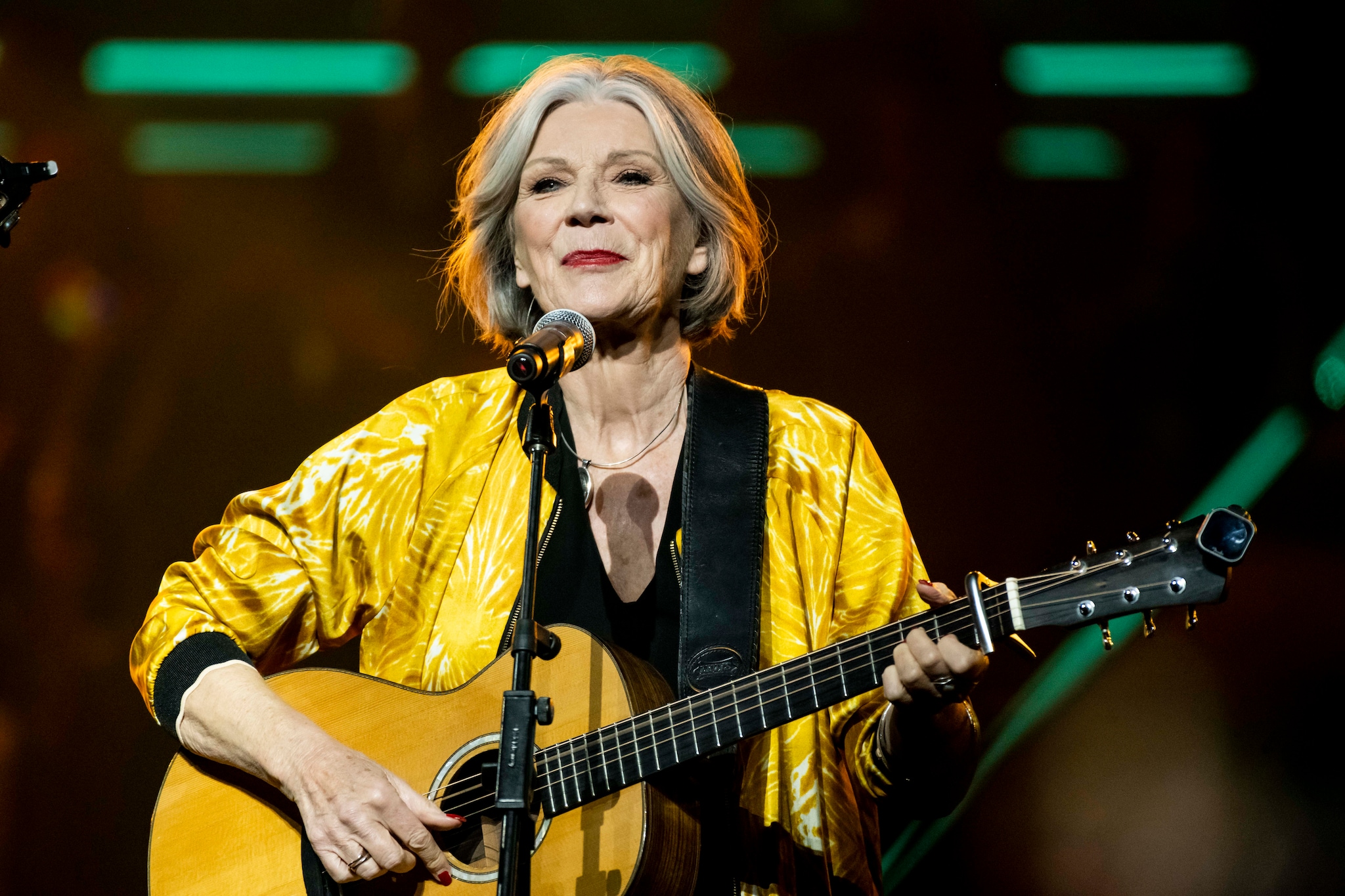AMSTERDAM, 17-11-2022, Ziggo Dome

De tweede editie van het grootste Songfestivalfeest in de Ziggo Dome. Tijdens de tweede editie van Het Grote Songfestivalfeest staan dertig internationale deelnemers  op het podium FOTO: Brunopress/Patrick van Emst

Op de foto:   Lenny Kuhr