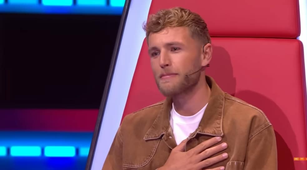 Tranen bij Freek Rikkerink in The Voice: 'Ik voel jou'