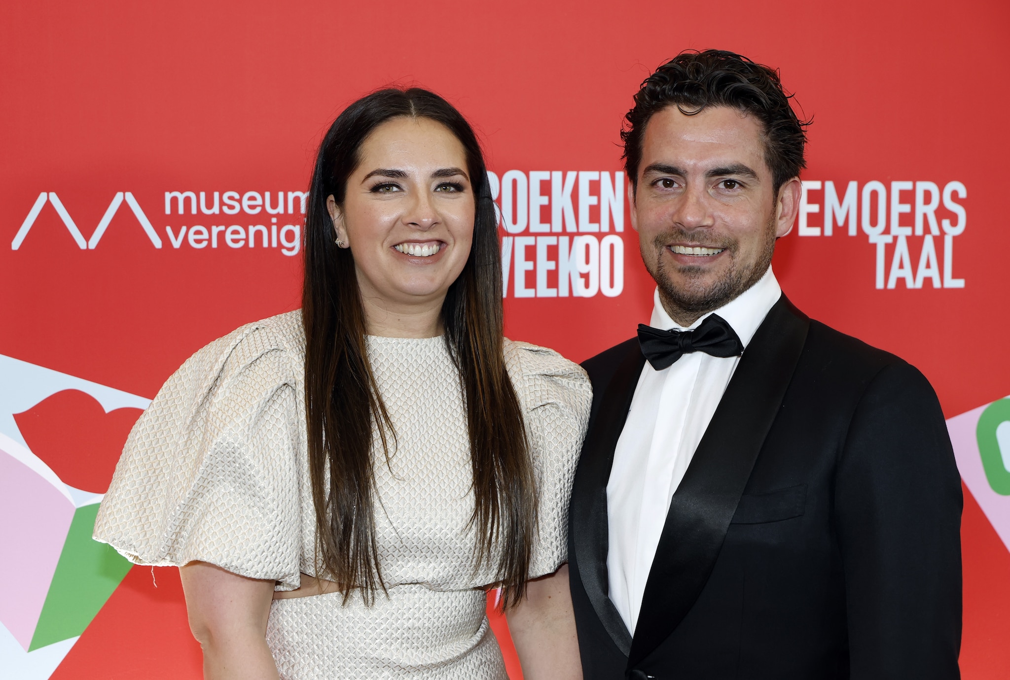 Leslie Keijzer met partner Edwin Smulders