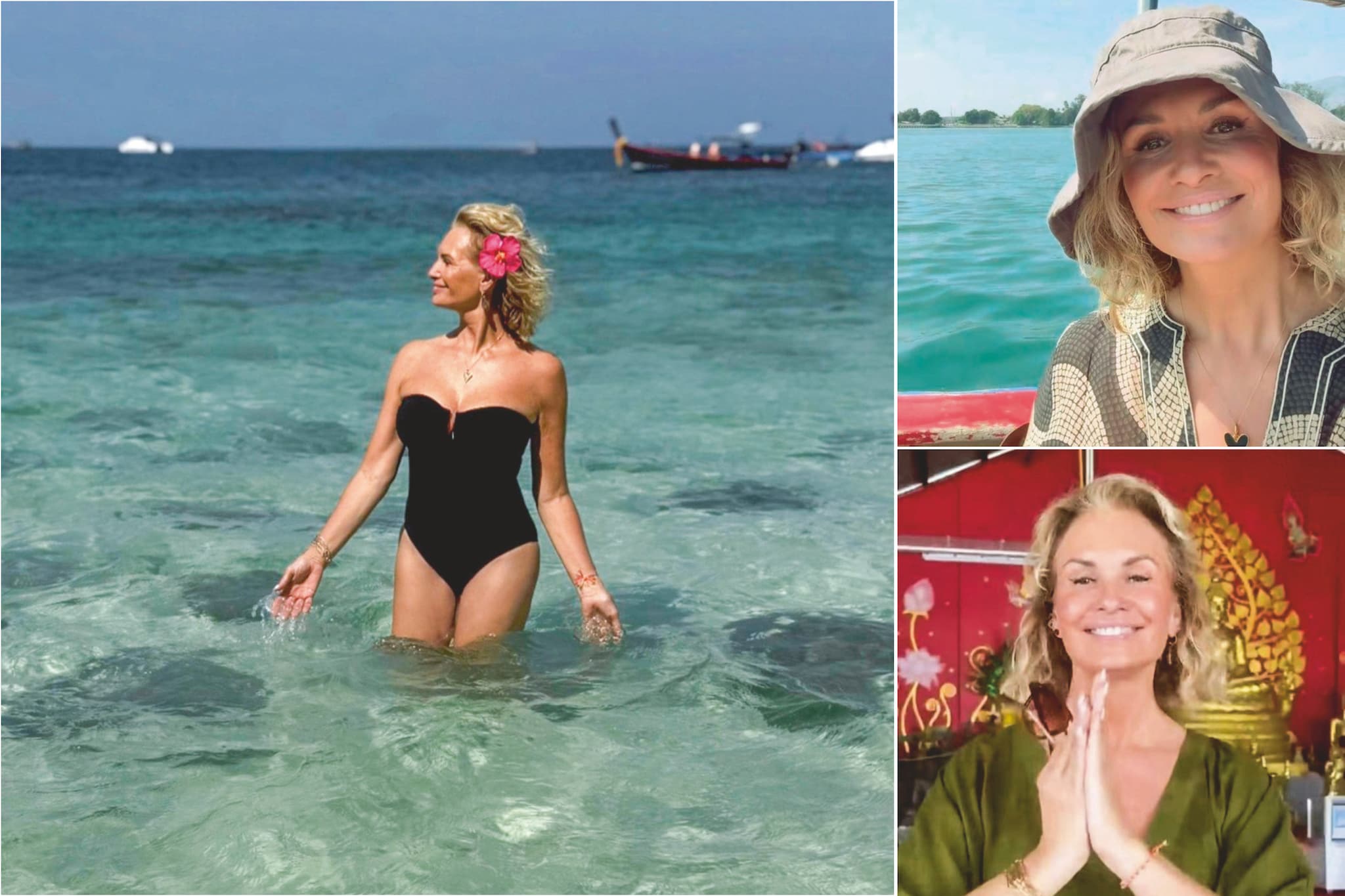 Leontine Ruiters op vakantie naar Thailand