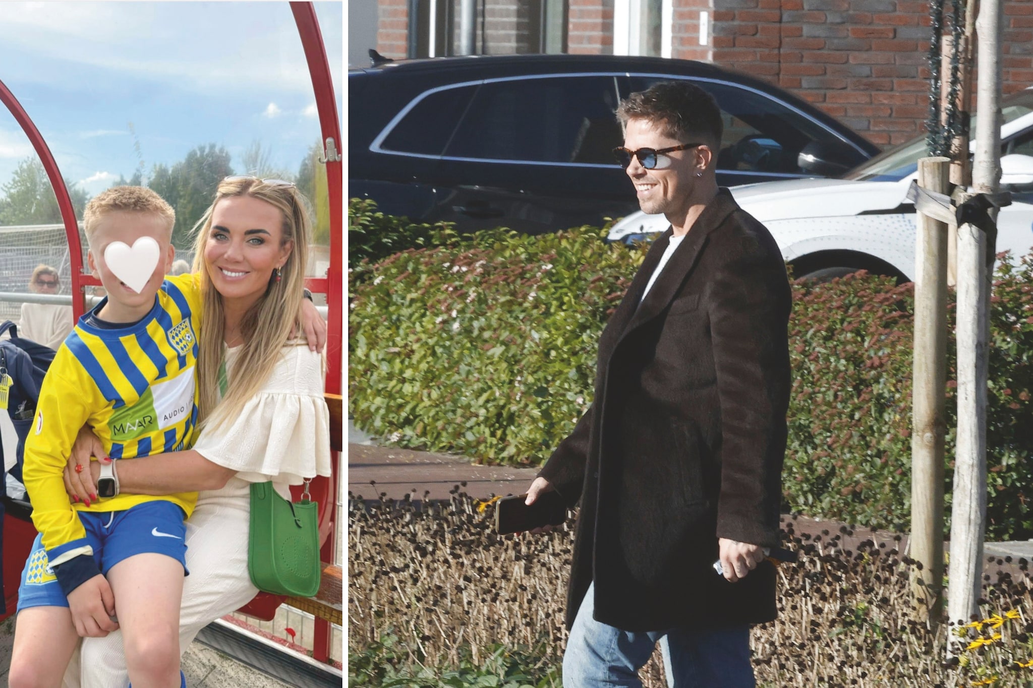Monique Westenberg, André Hazes en zoontje Dré.