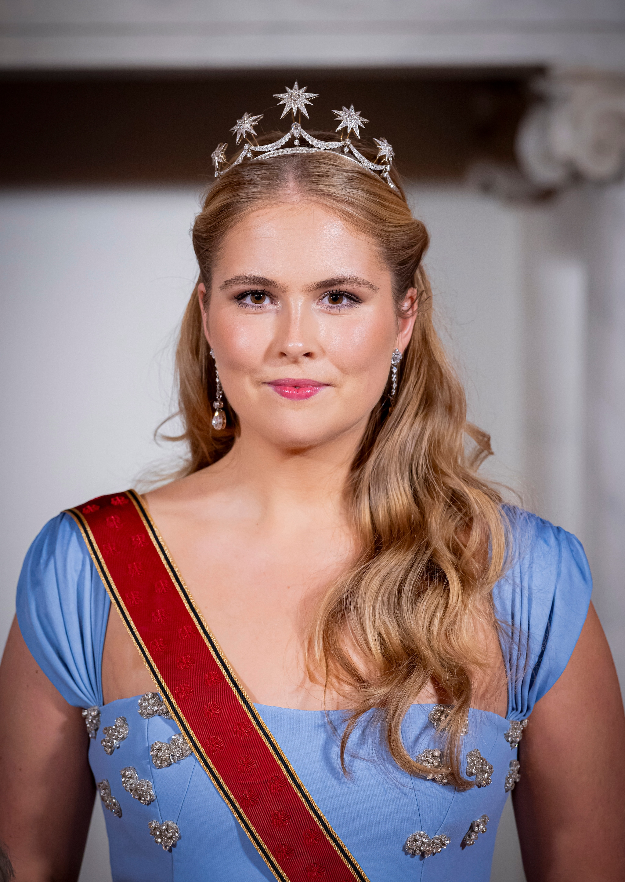 Prinses Amalia tijdens het staatsbanket Edwin Smulders